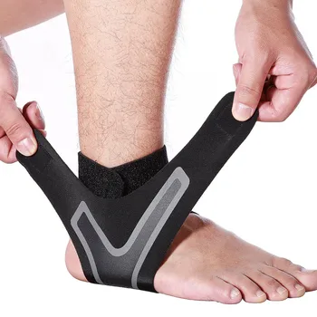 Ремень поддержка лодыжки регулируемый эластичный компрессионный рукав носки для лодыжки brace артрит растяжение, работающих в баскетбол для ног бинты