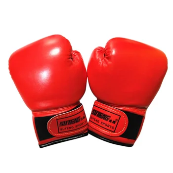 1 пара детские боксерские жемчужный блеск Муай Тай спортивный удар мешок с песком бокс аксессуары для мальчиков стартер Красный