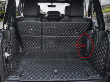 Автомобильный стайлинг! Специальные коврики для багажника автомобиля Jeep Wrangler JL 4 двери 2022-2018 прочные коврики для багажника грузового лайнера Wrangler 2021
